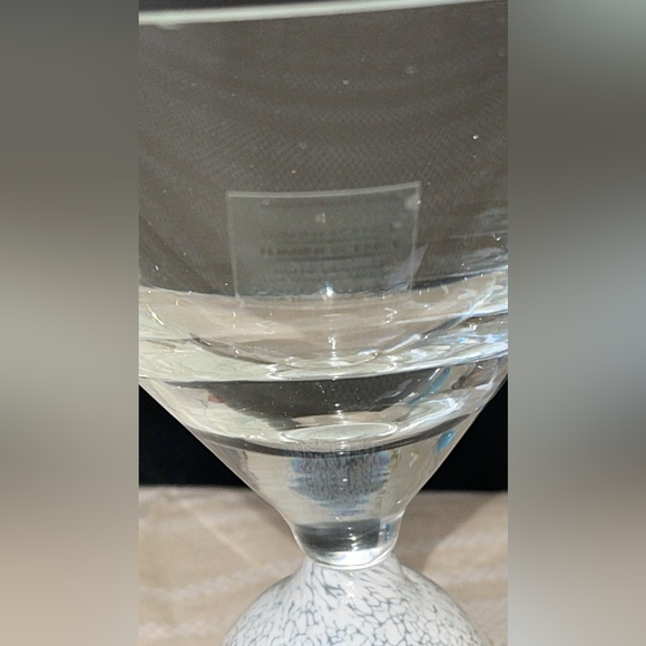 Luminescence‎ Glass Crystal Ball Base/ Stem Martini Glasses (set of 2), Romania - Picture 5 of 12